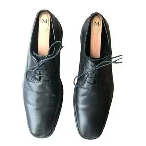 Black Rooster Mens Black Leather Dress Shoes Black Rooster Dress Shoes for Men for sale | eBay main image 4